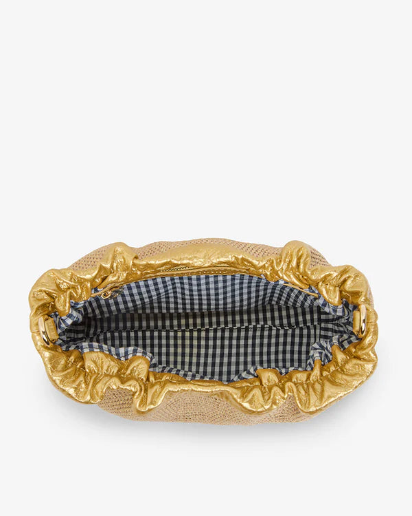 MONTY BAG in Gold Weave by Elms and King
