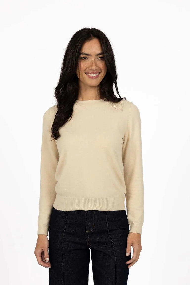 MAE JUMPER in Buttermilk by Humidity Lifestyle
