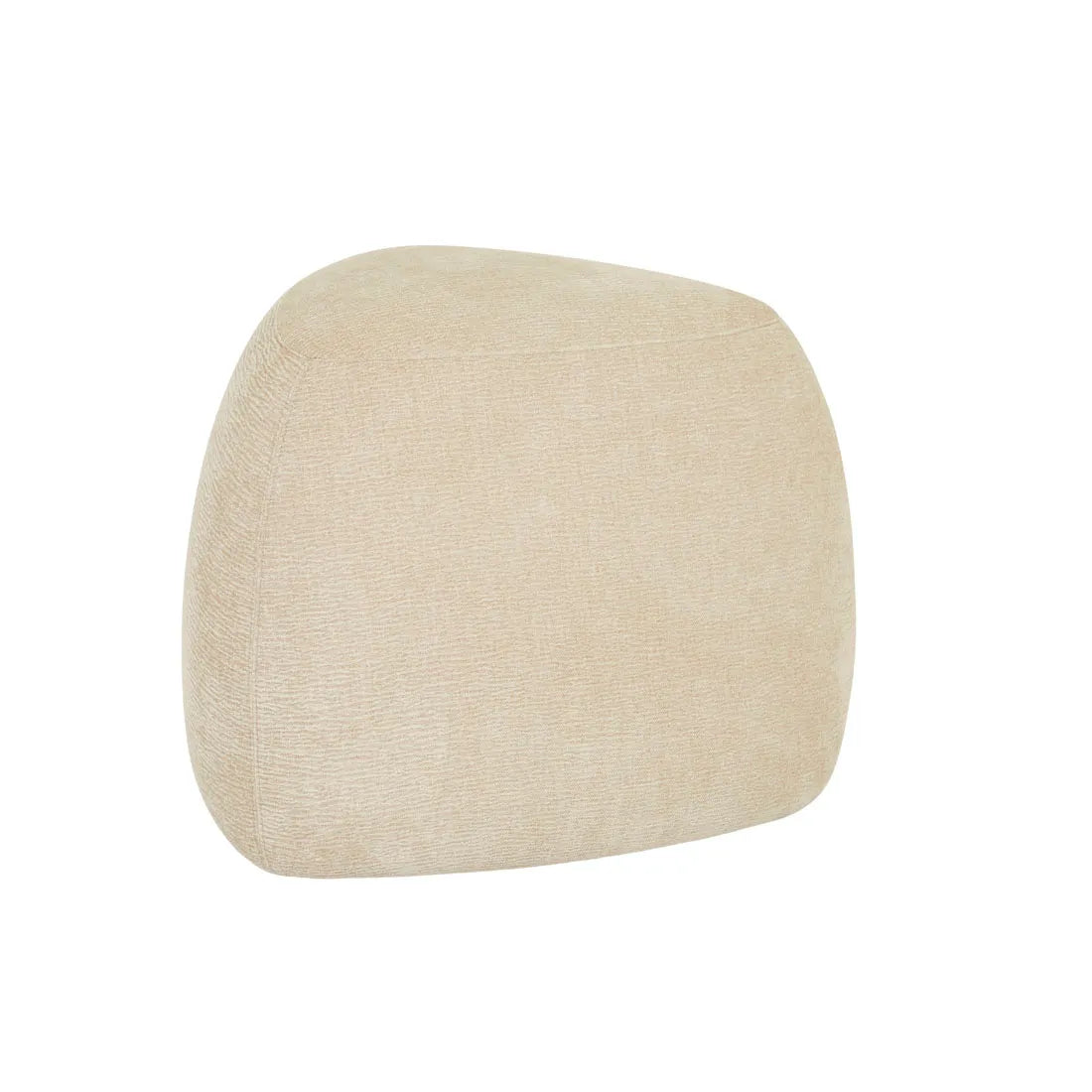 PEBBLE SMALL OTTOMAN in Sand Drift by GlobeWest at Darling & Domain
