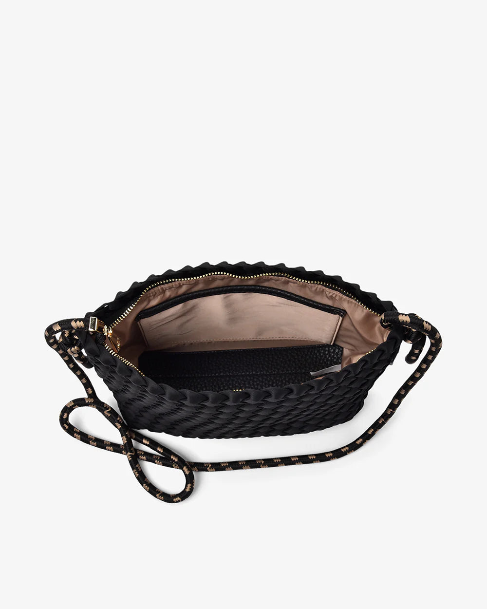 PANAMA CROSSBODY BAG | Black Neo Plait - Darling & Domain