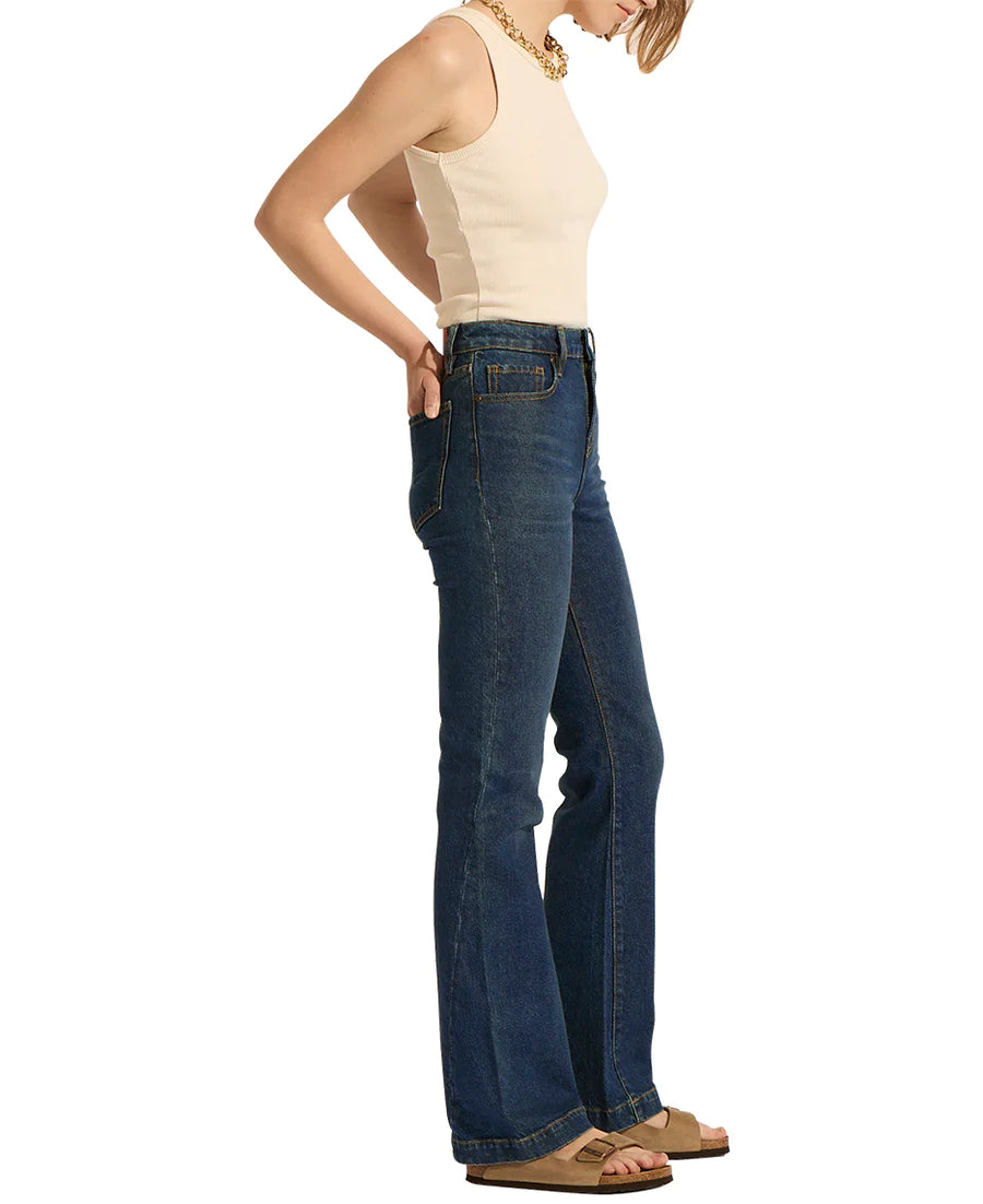 REN HIGH FLARE JEAN | Legend - Darling & Domain