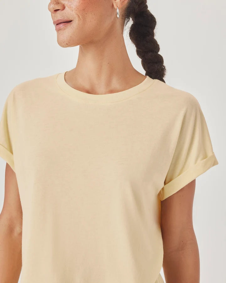 SKYE SHORT SLEEVE TEE in Honeysuckle by Splendid