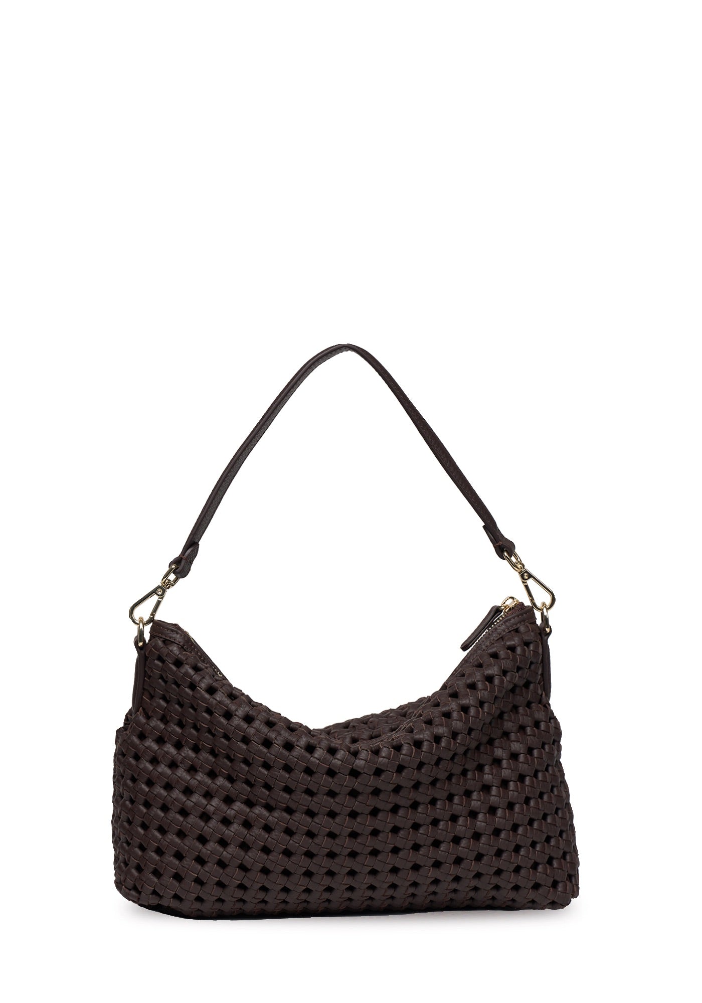 CLAUDIA SHOULDER BAG in Cacao Braid by Saben