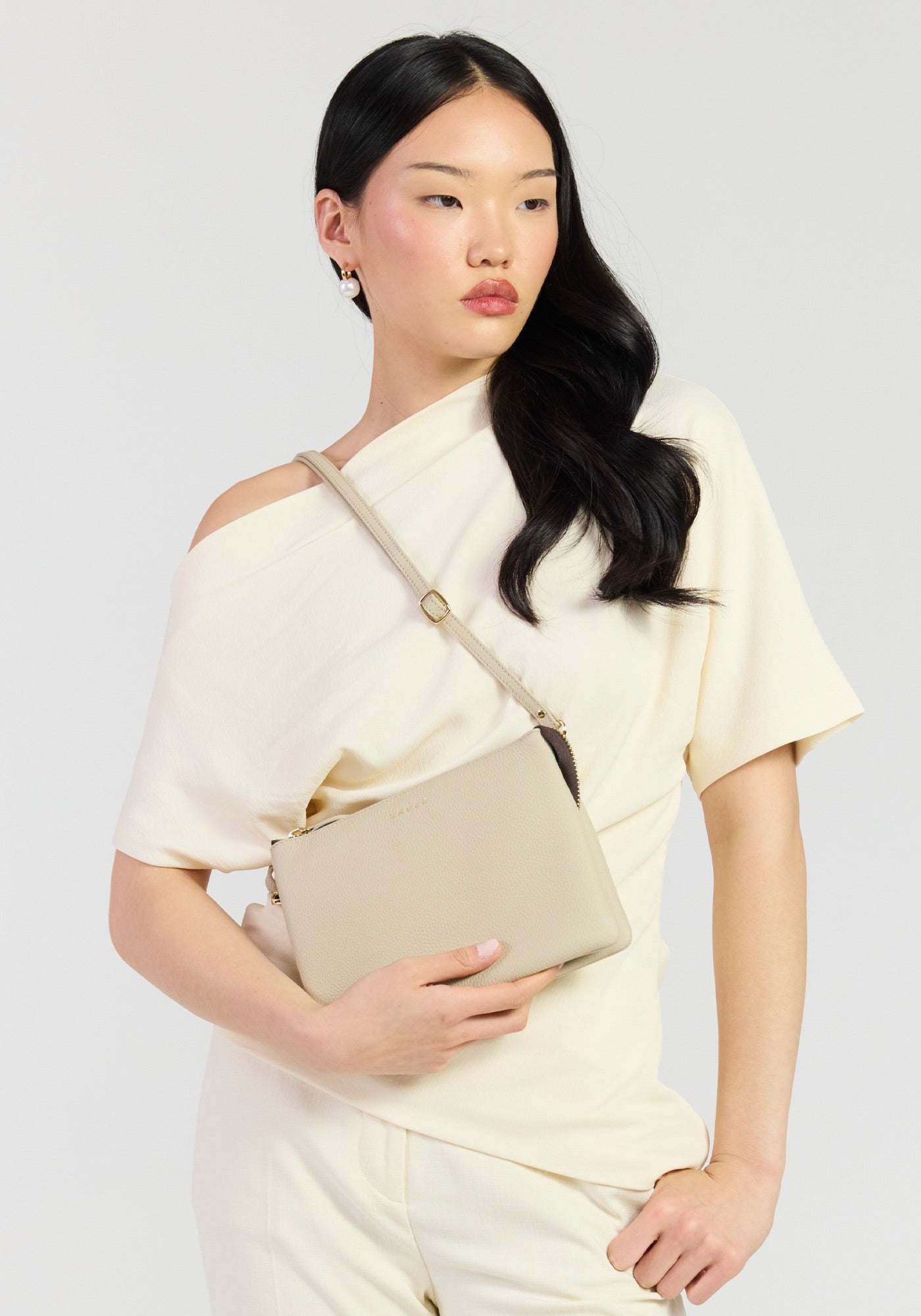 TILLY'S BIG SIS CROSSBODY BAG in Oyster by Saben