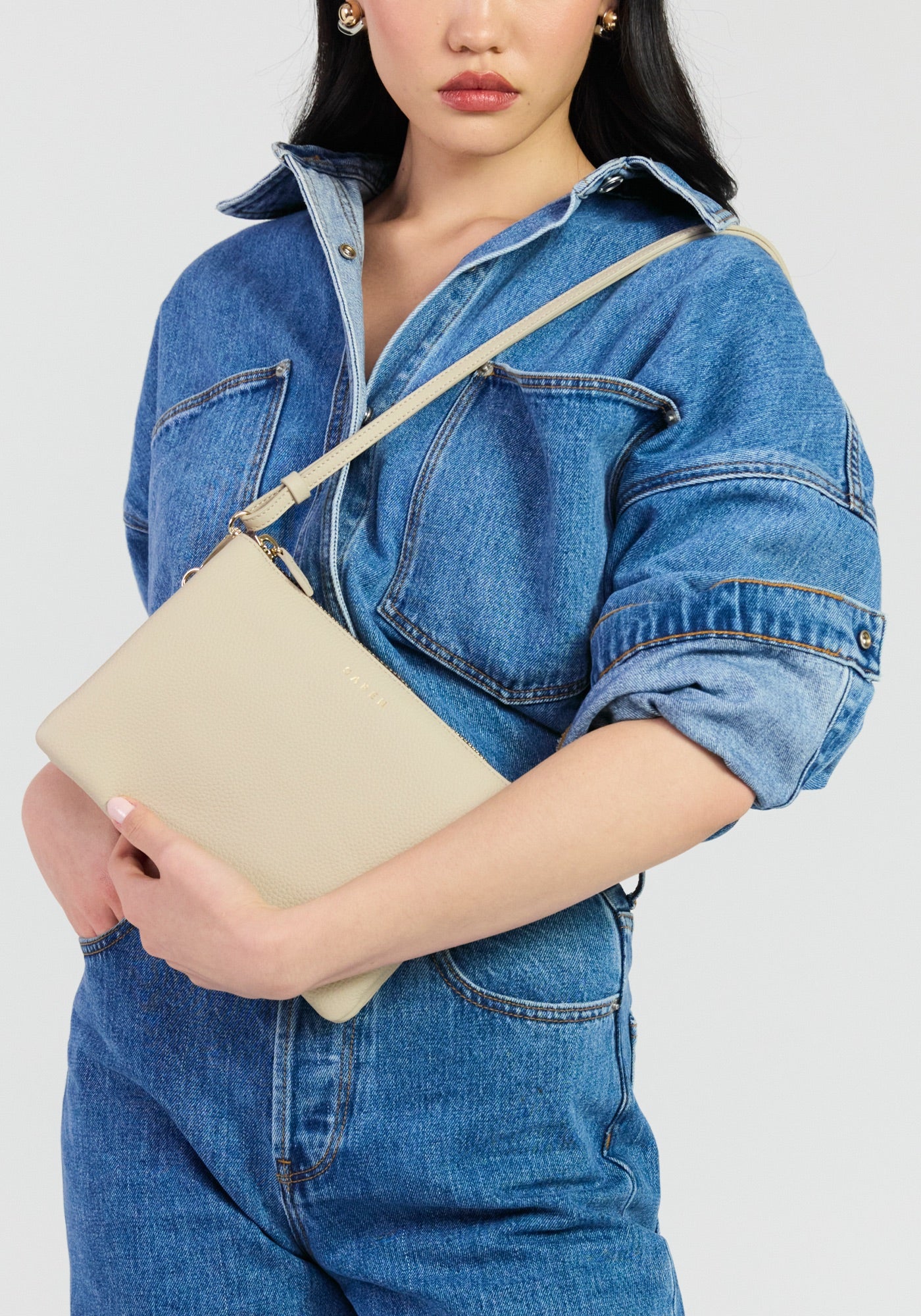 TILLY'S BIG SIS CROSSBODY BAG in Oyster by Saben