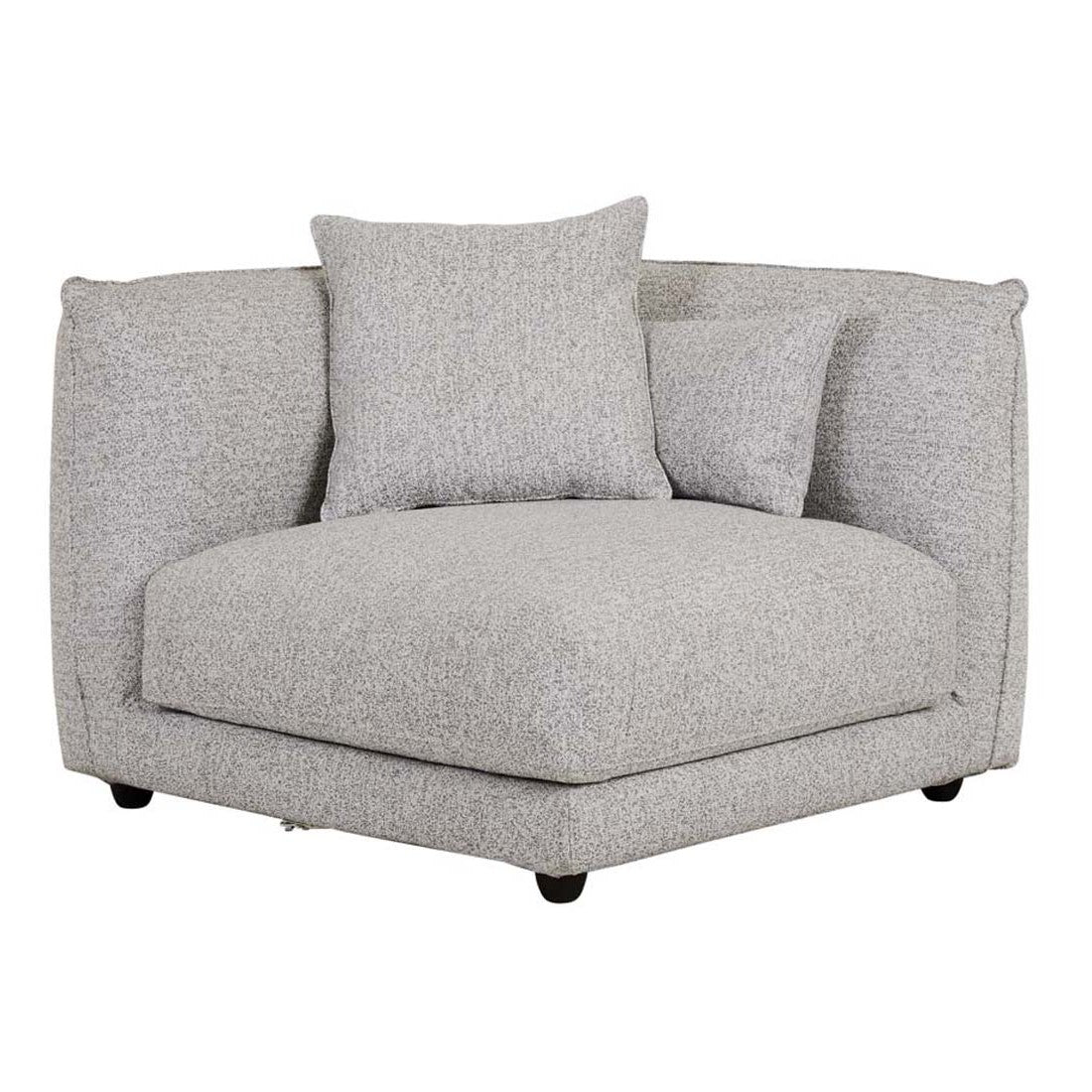 FELIX CREST 1 SEATER RIGHT CORNER SOFA in Cloud Speckle by GlobeWest at Darling & Domain