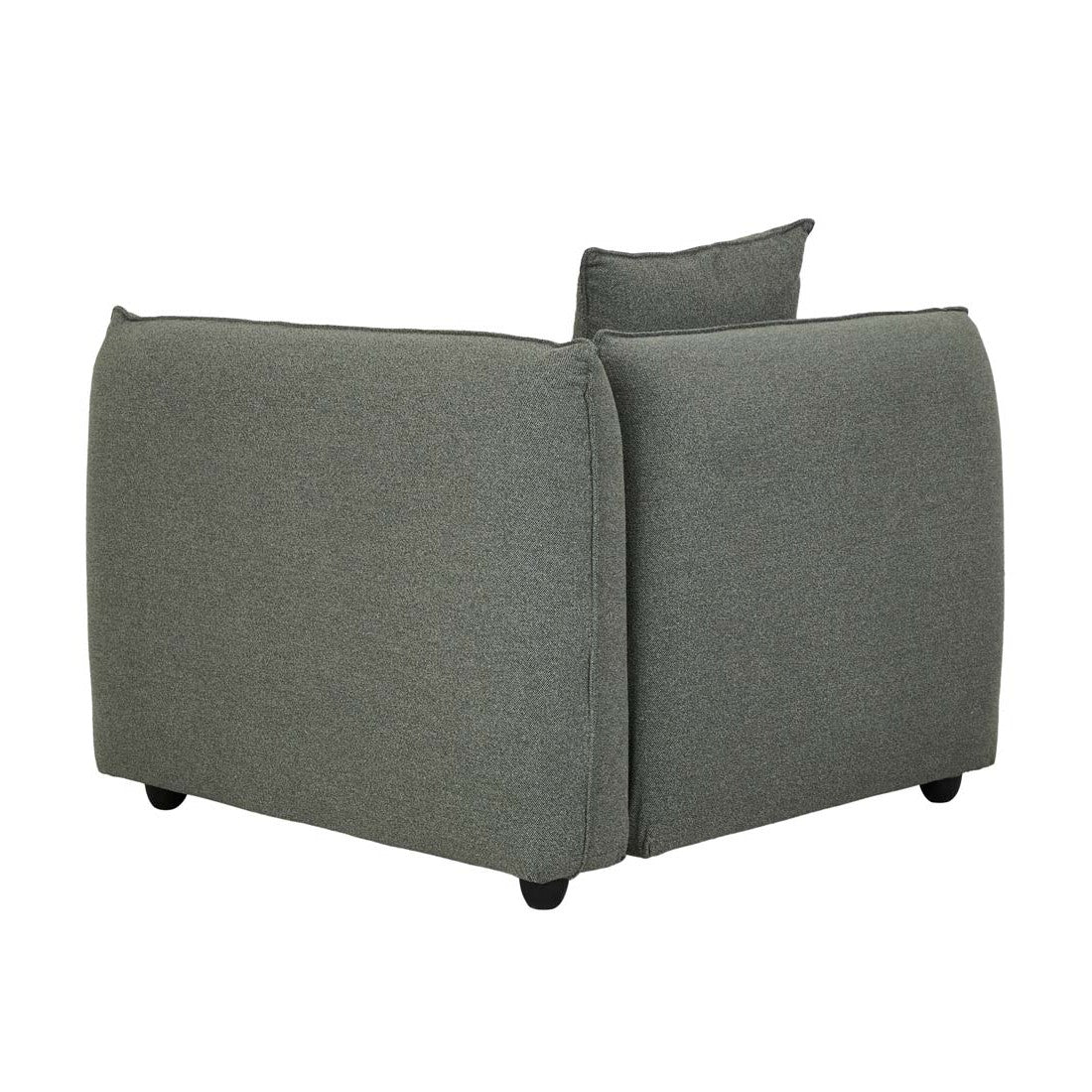 FELIX CREST 1 SEATER RIGHT CORNER SOFA in Olive Leaf by GlobeWest at Darling & Domain
