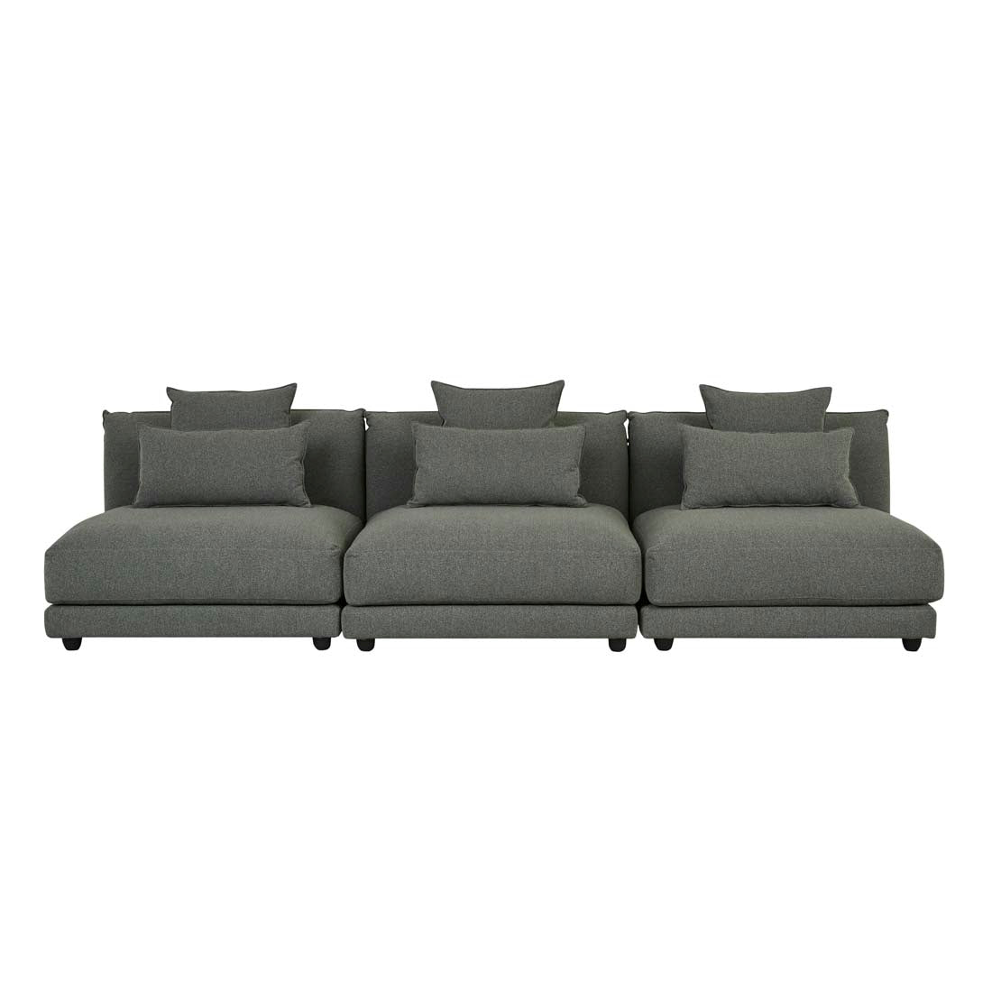 FELIX CREST 1 SEATER CENTRE SOFA in Olive Leaf by GlobeWest at Darling & Domain