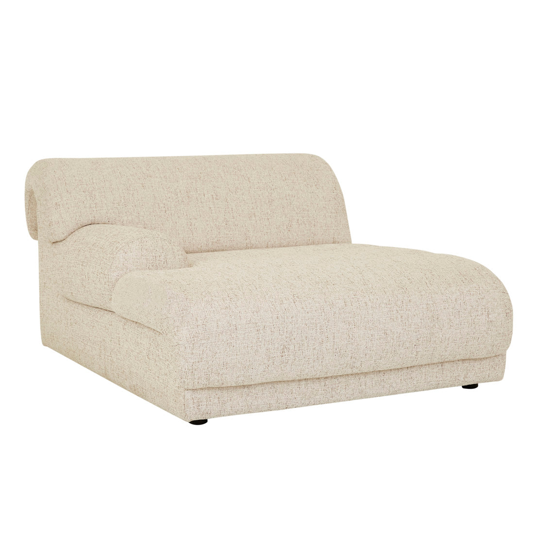 JUNO SIERRA LEFT CHAISE SOFA in White Bark by GlobeWest at Darling & Domain