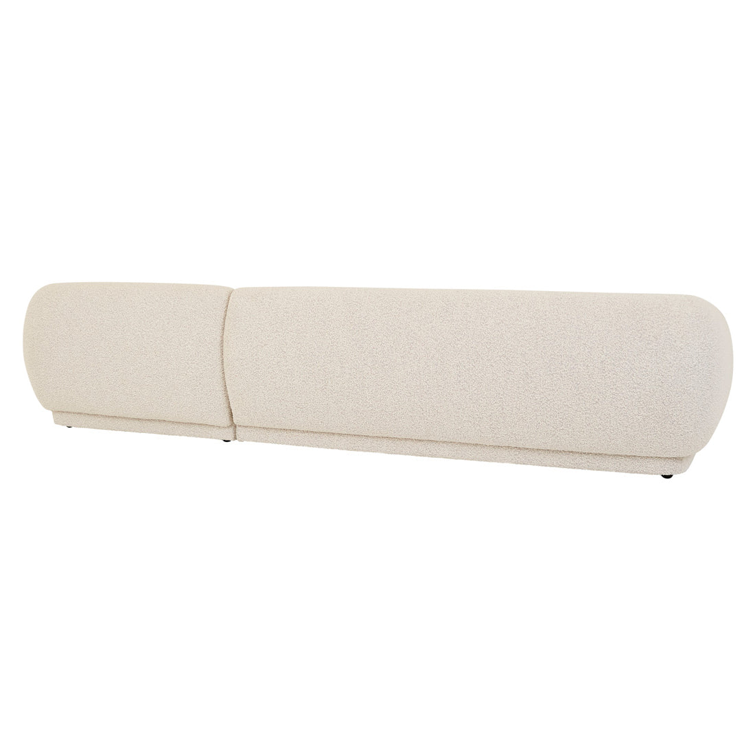 MADRID SLOPE RIGHT CHAISE SOFA SET in Grey Specle Boucle by GlobeWest at Darling and Domain