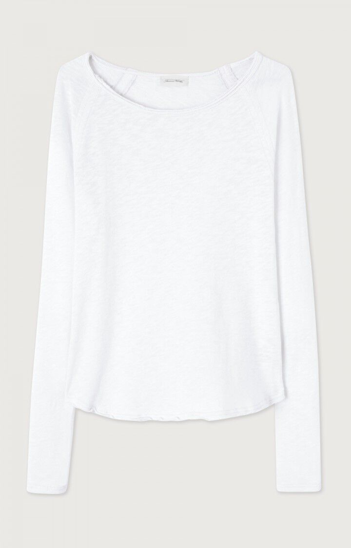 SONOMA LONG SLEEVE TEE SON31G in White by American Vintage