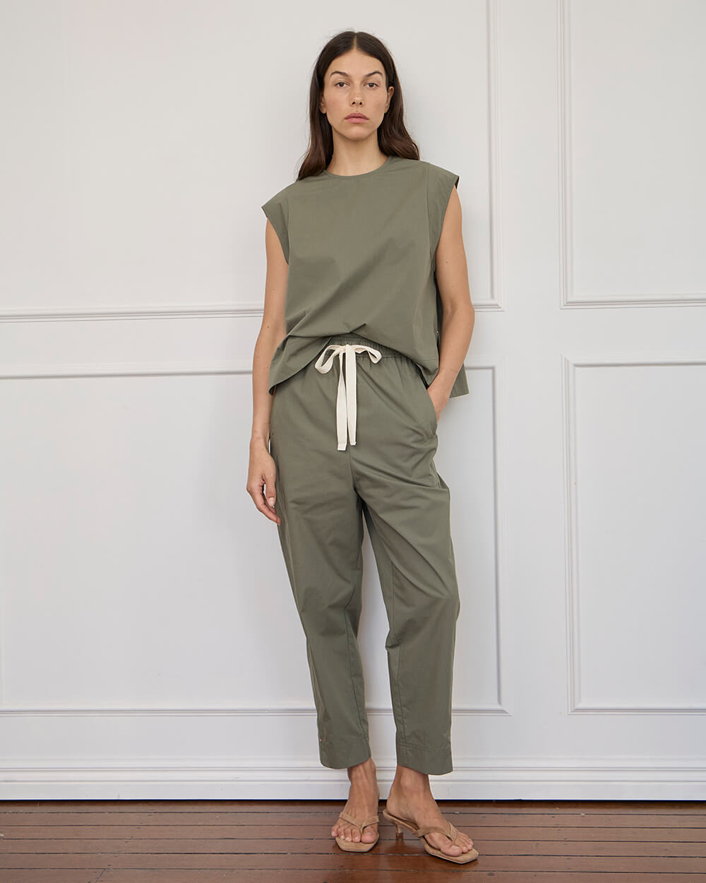 BYRON PANT in Moss by Arlington Milne