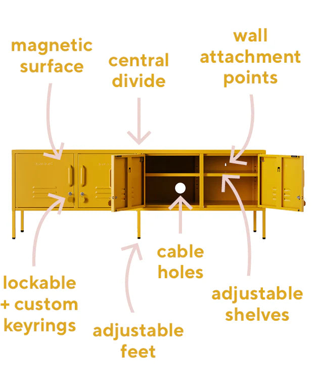 MUSTARD MADE LOCKER | The Standard | Mustard - Darling & Domain