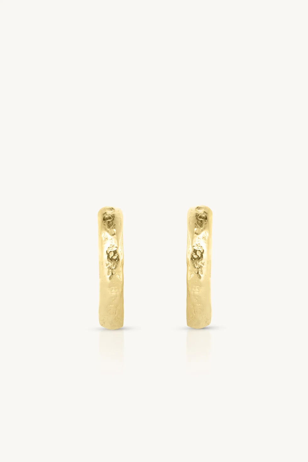 TEXTURED GOLD HUGGIES in Small by ToniMay