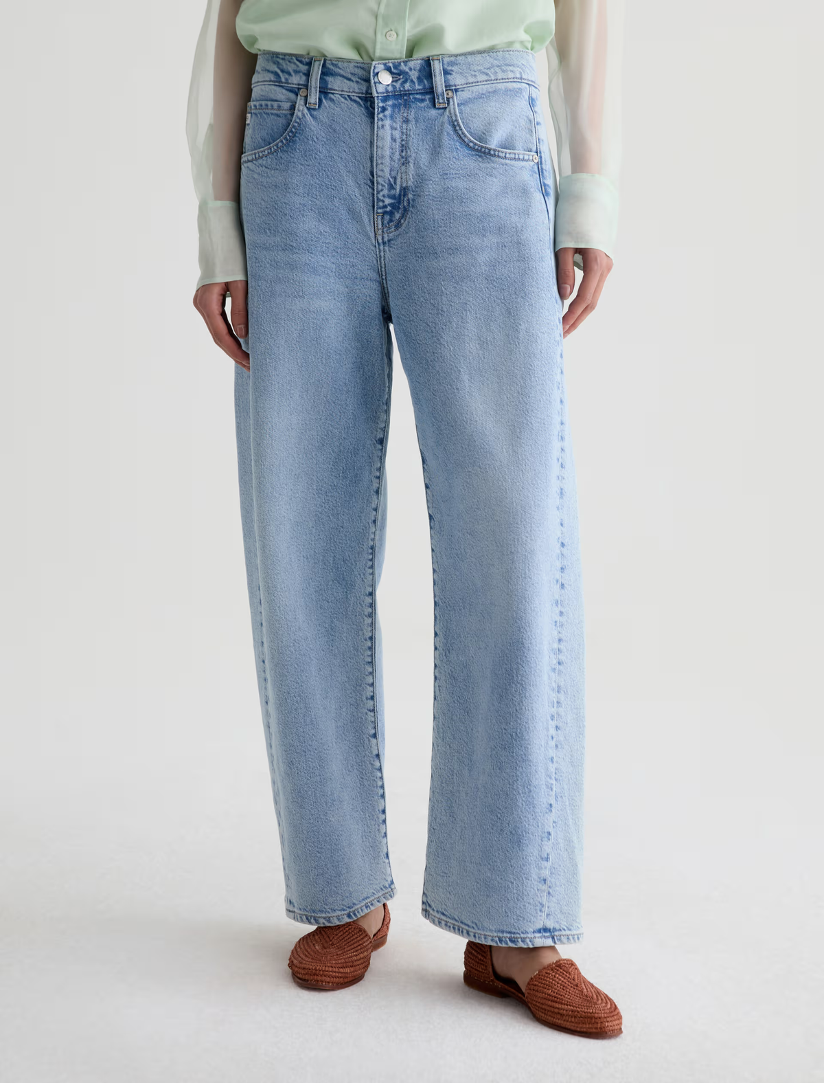 HATTIE CROP JEAN in Gold Country by AG Jeans