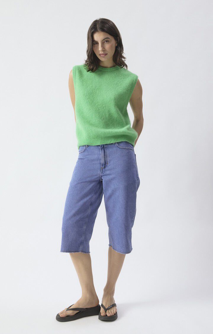 VITOW SLEEVELESS SWEATER VITO18L in Garden Melange by American Vintage
