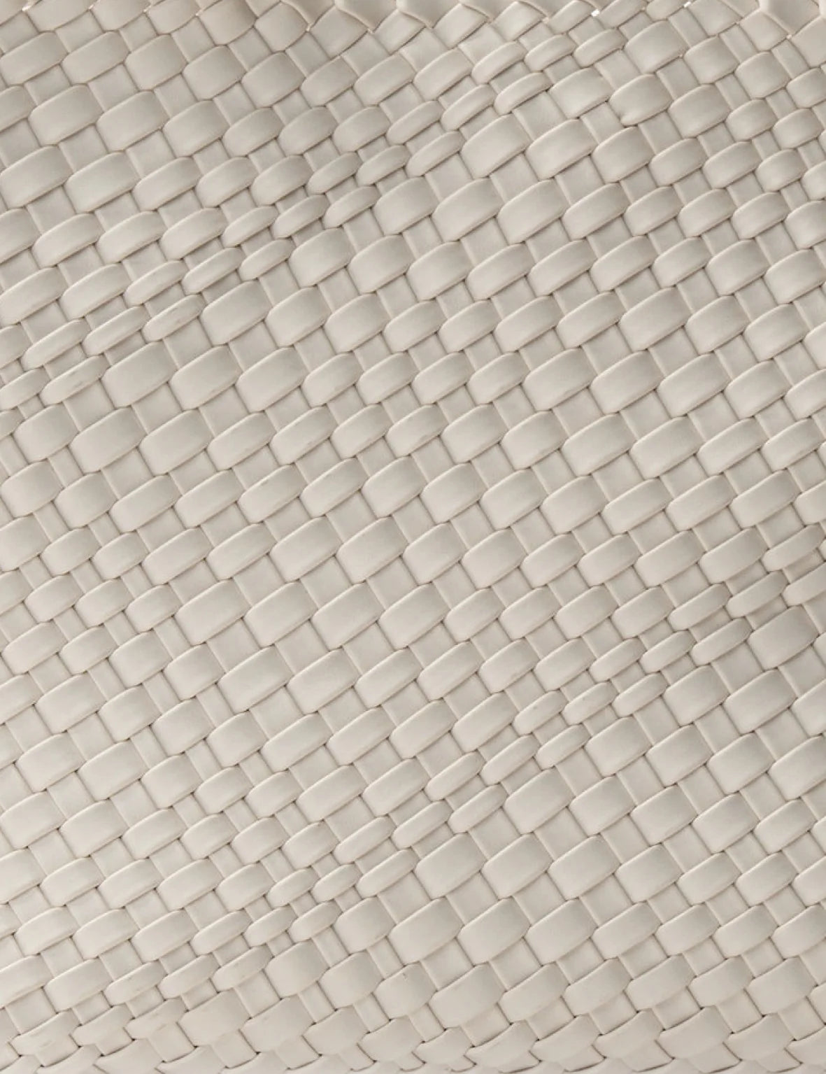 WOVEN TOTE BAG in Cream by La Tribe