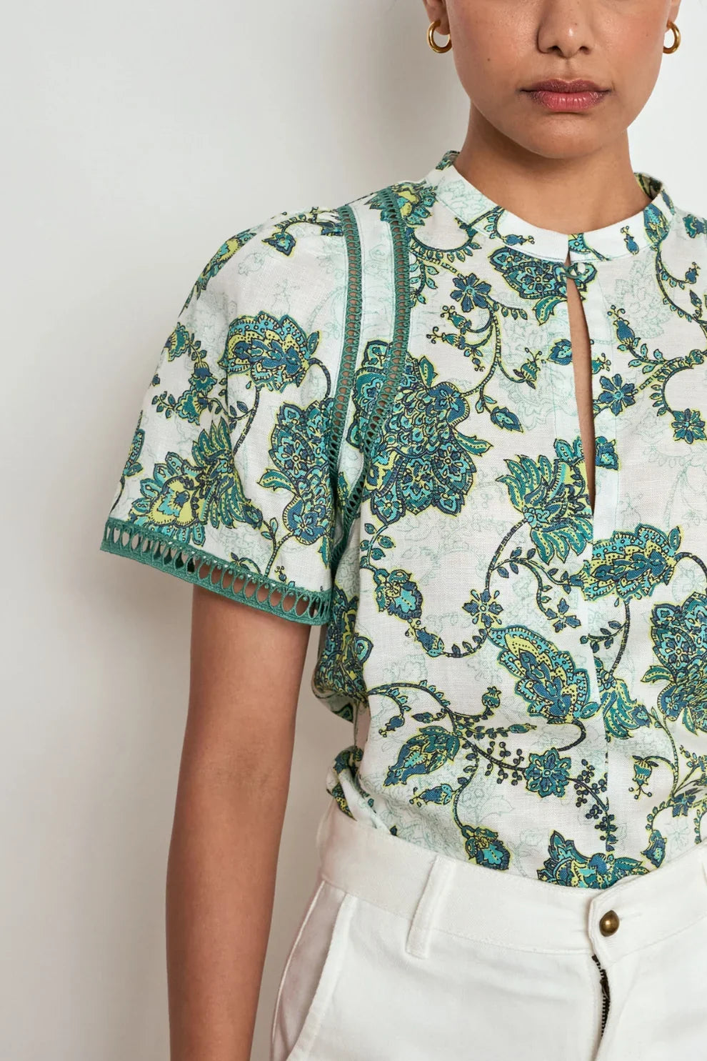 CHARM TOP in Garden Paisley from Zoe Kratzmann