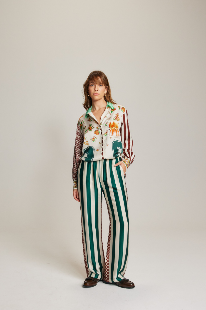BAILEY STRAIGHT LEG PANT in Sporty Jade from Me369