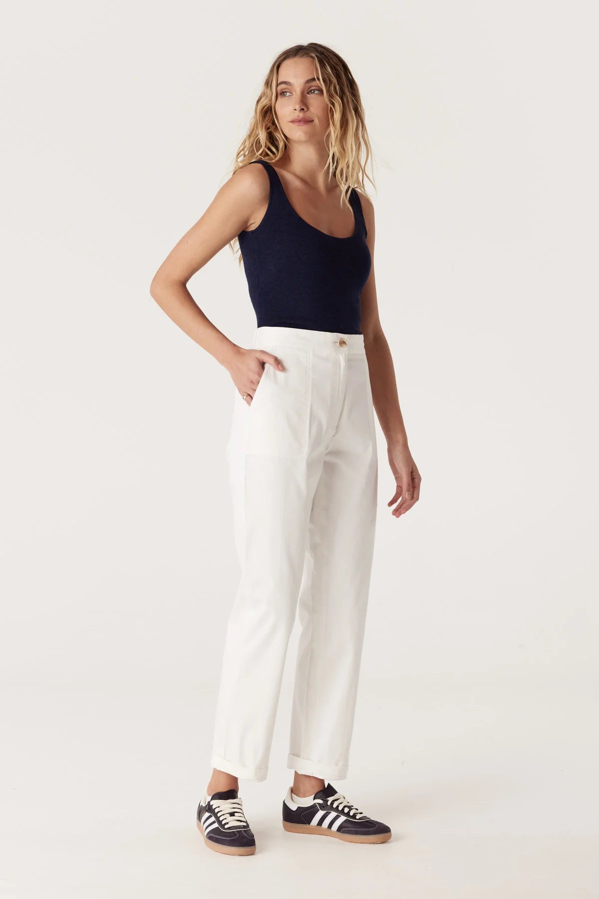 MARI PANT | White - Darling & Domain