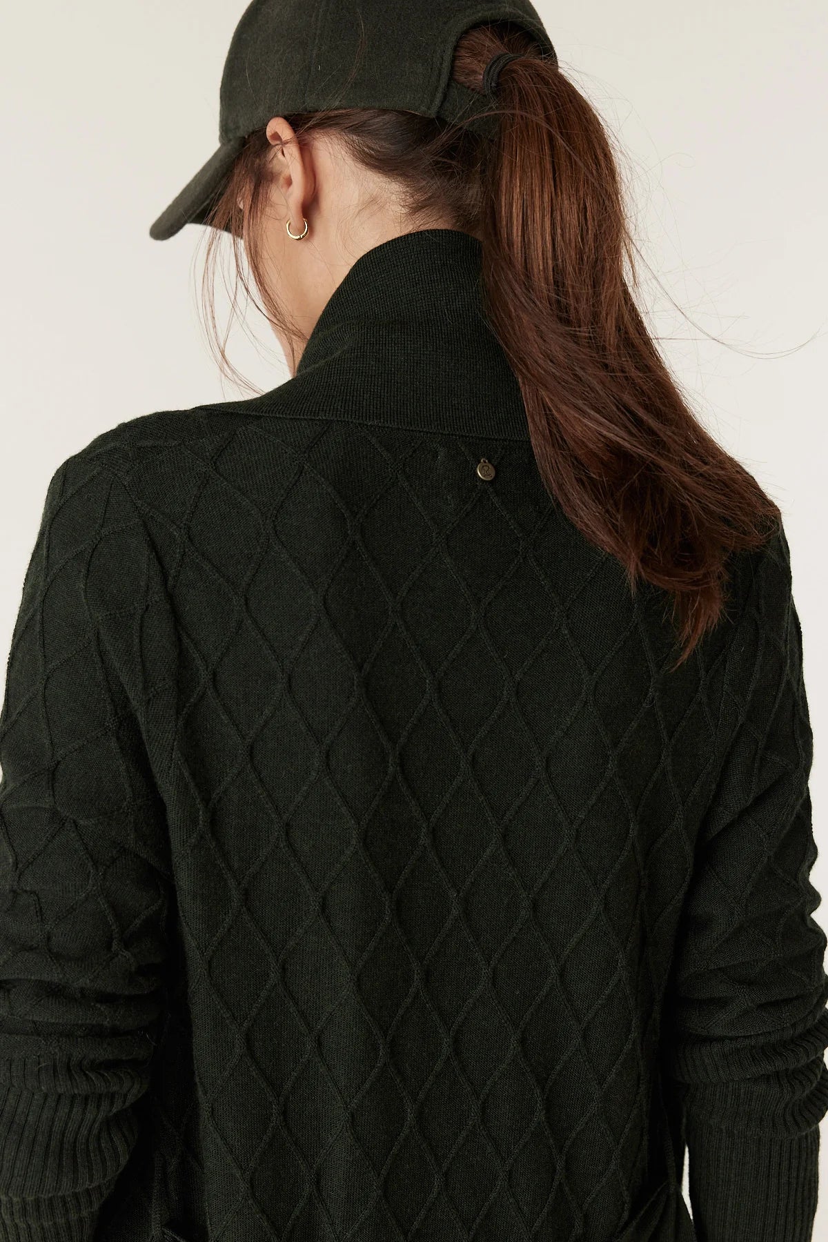 THE VICTORIA MERINO CARDIGAN | Moss - Darling & Domain