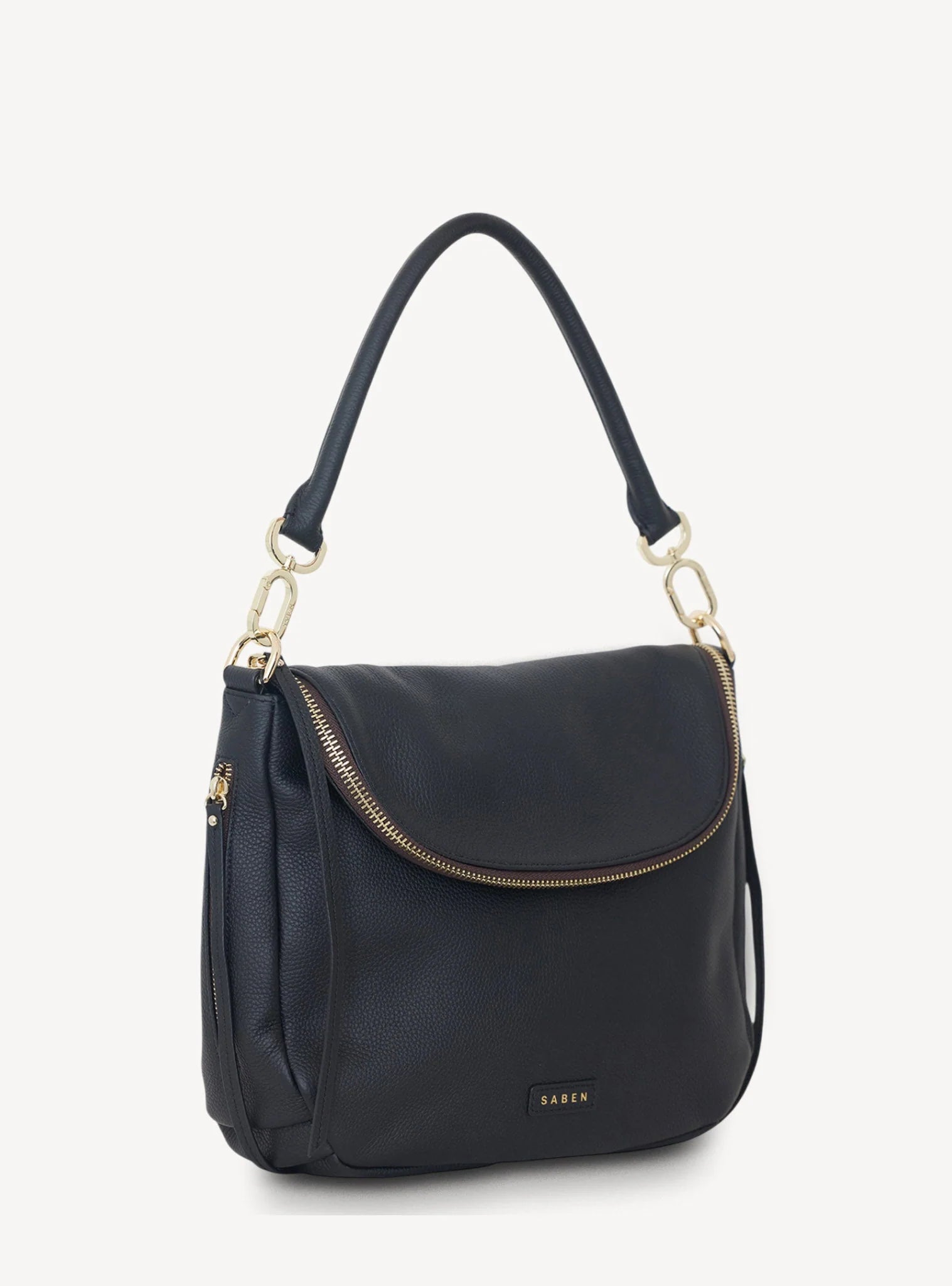 FRANKIE SHOULDER BAG in Black by Saben