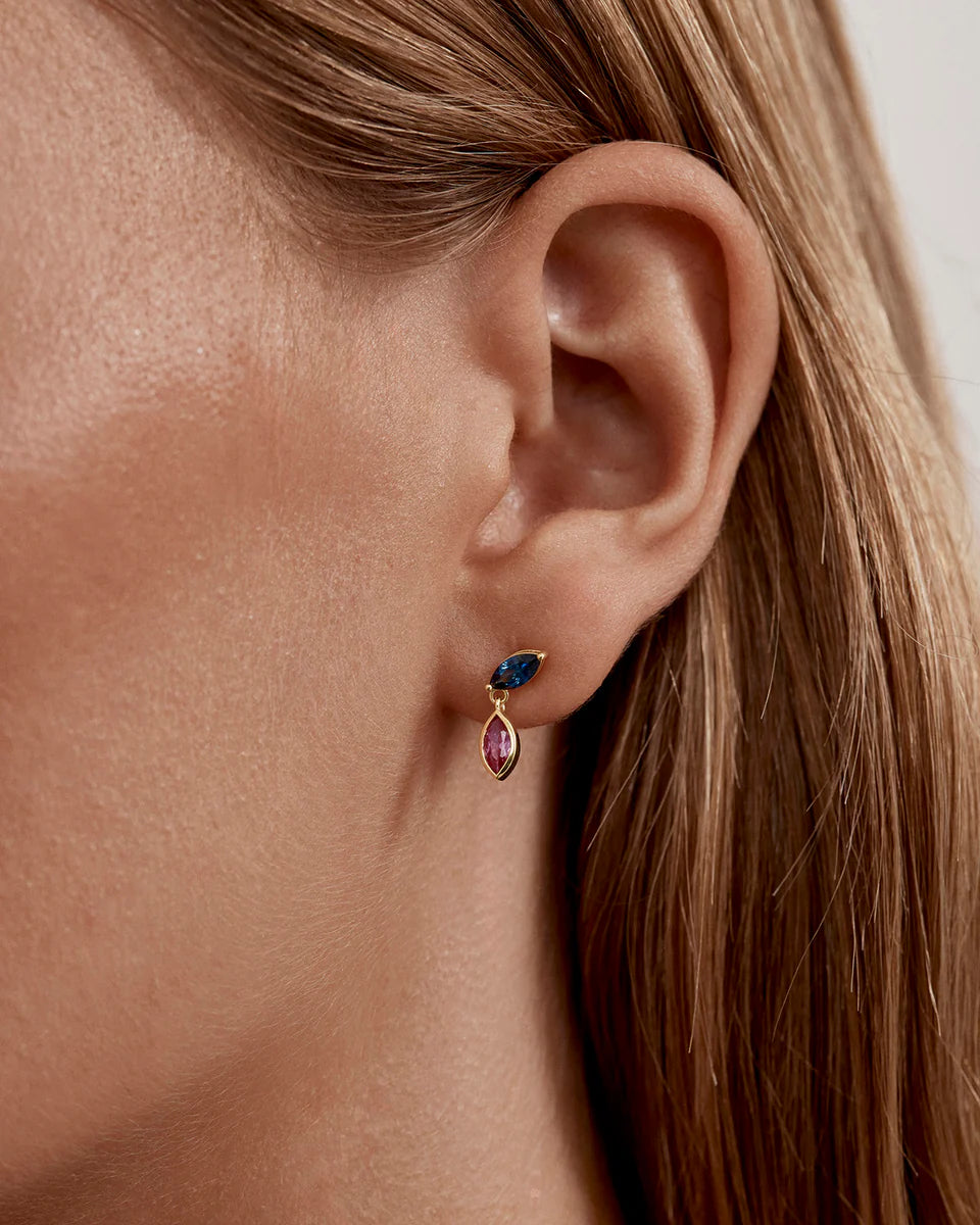 LOVE WITHOUT LIMITS EARRINGS in 18K Gold Vermeil from By Charlotte