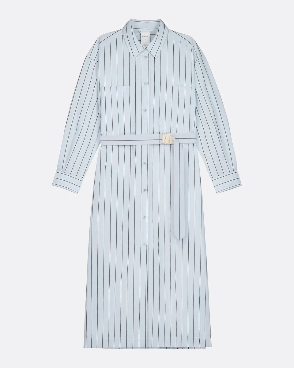 ELEMENTARY DRESS in Cloud Stripe by Kowtow Australia