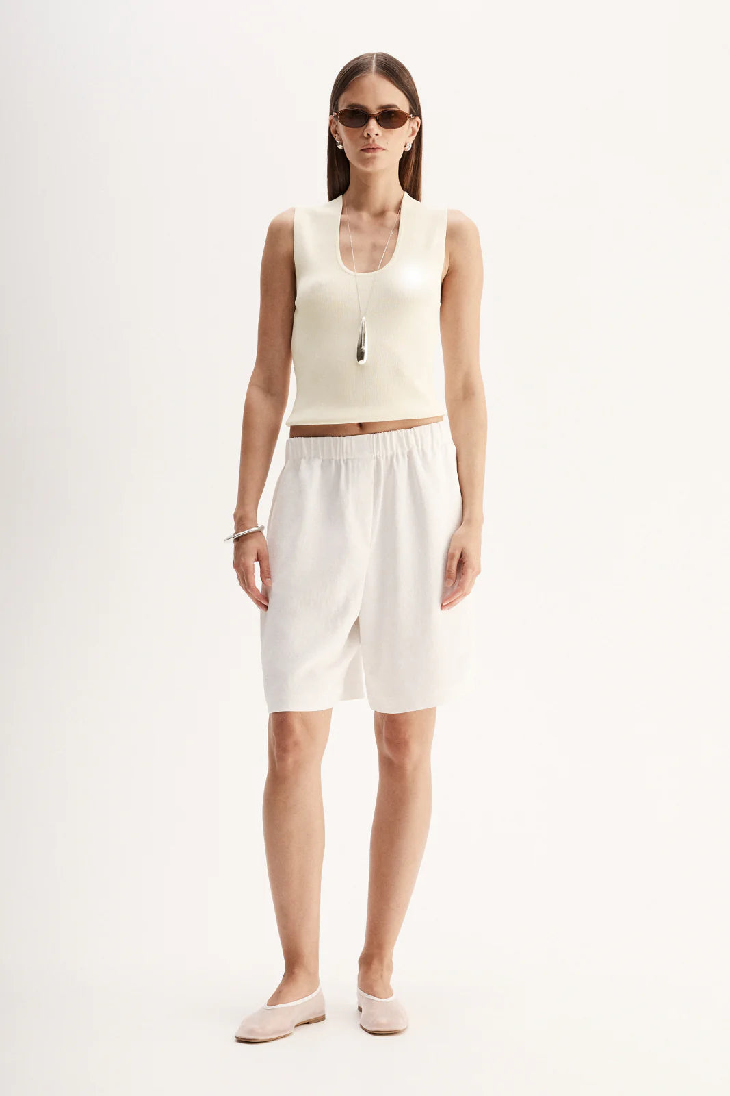 Hayes Knit Top in Butter by Elka Collective