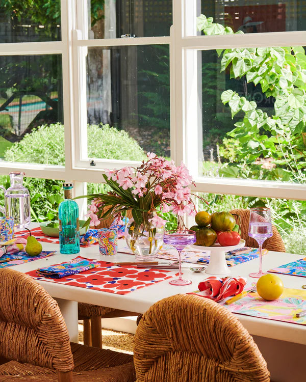 KIP & CO x KEN DONE PLACEMAT 4P SET | Pop Floral - Darling & Domain