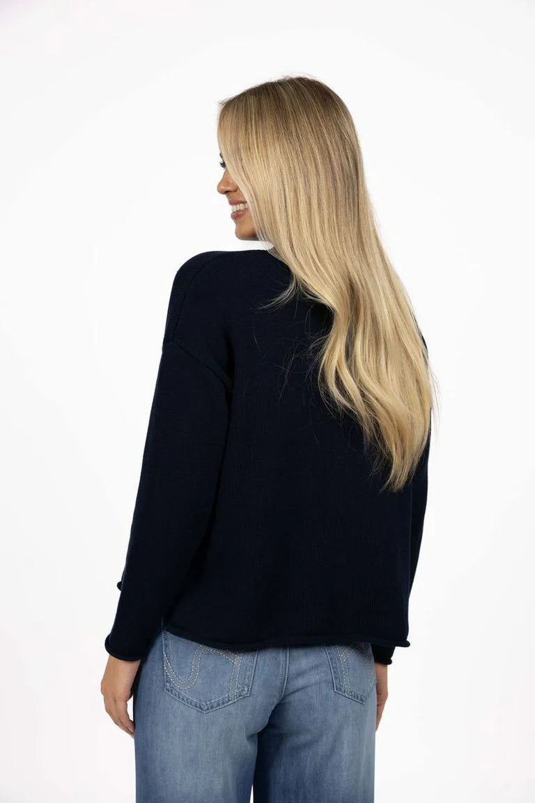 DIVINE JUMPER in Navy by Humidity Lifestyle