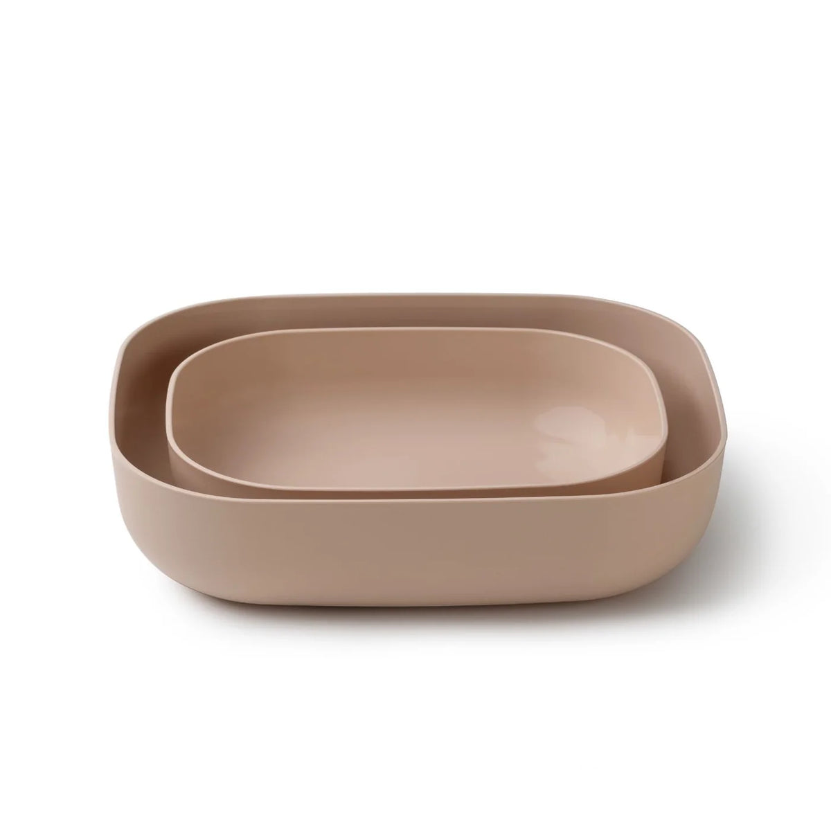 STYLEWARE NESTING TRAY 2-PIECE SET in Biscotti