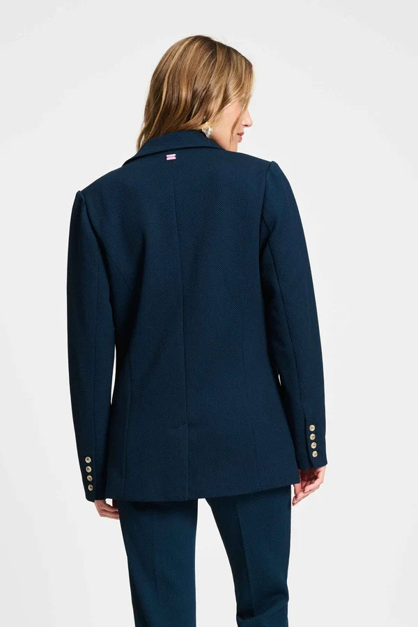 POM BLAZER in Chloe Eternal Blue from POM Amsterdam