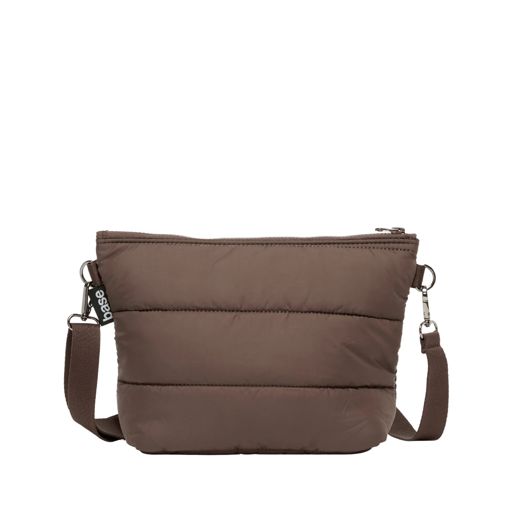 CLOUD STASH BASE CROSSBODY BAG in Chocolate by Base Supply
