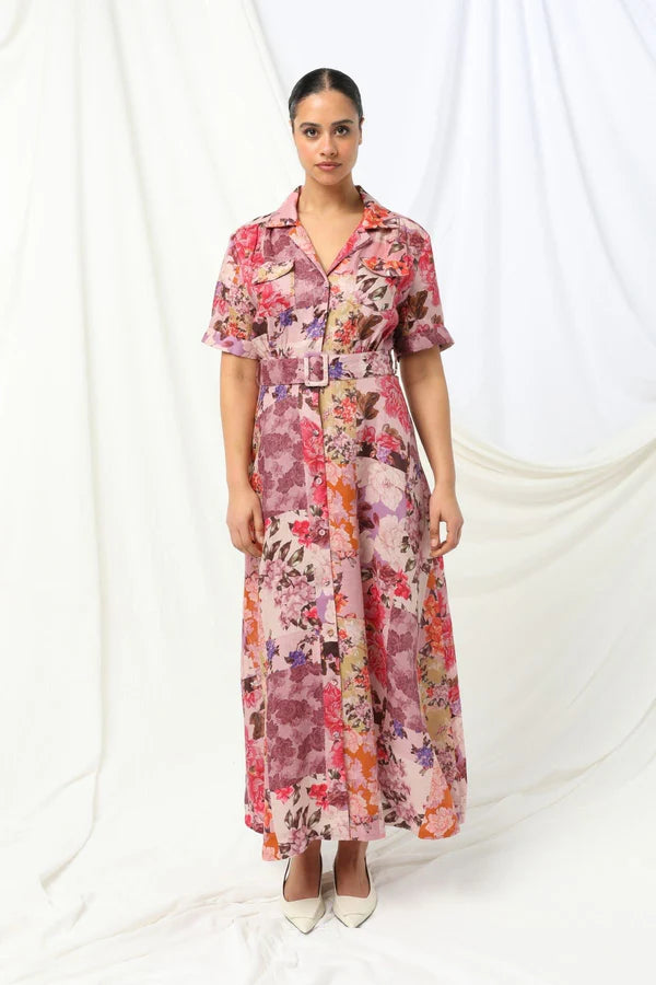 CECLIA MAXI DRESS in Cedar Mirage by Kachel