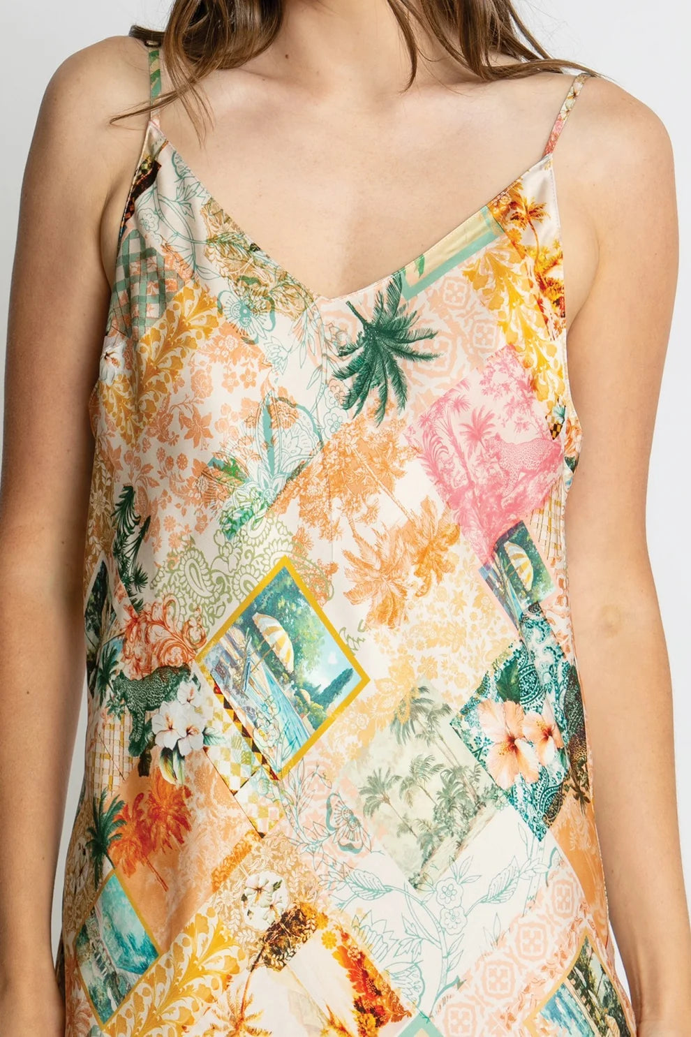 HAZEL SLIP DRESS in Malibu by Kachel
