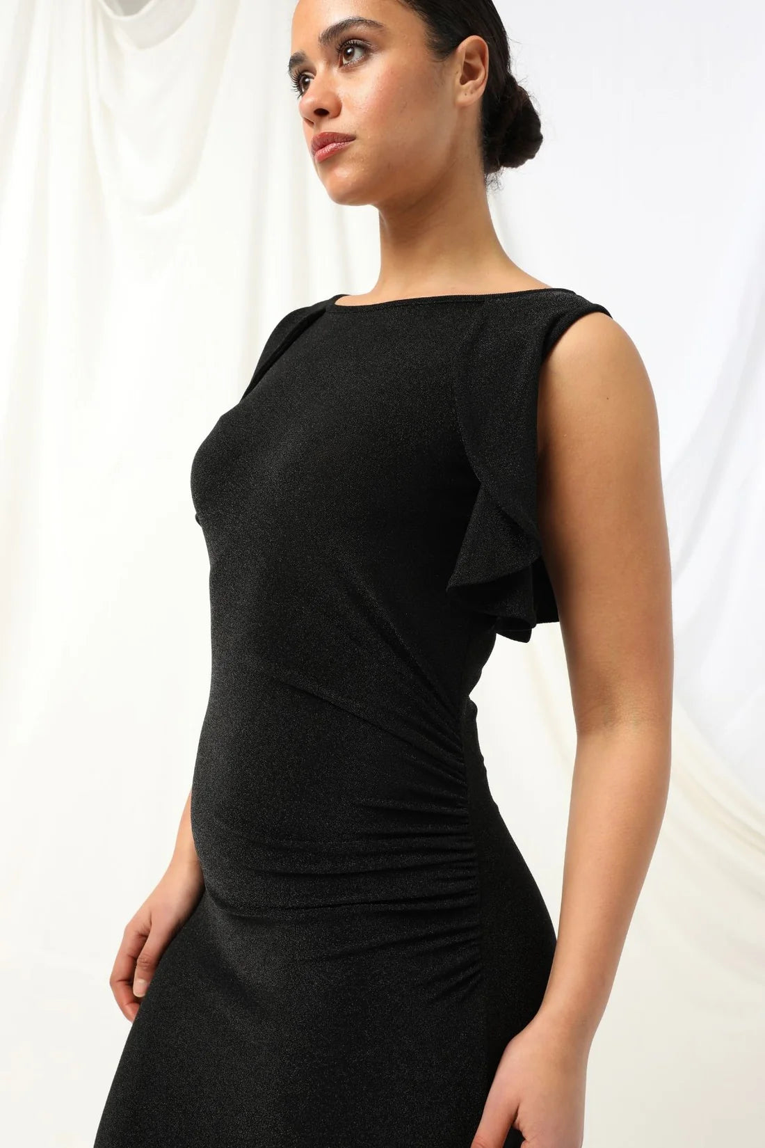 LYDIA DRESS in Black by Kachel