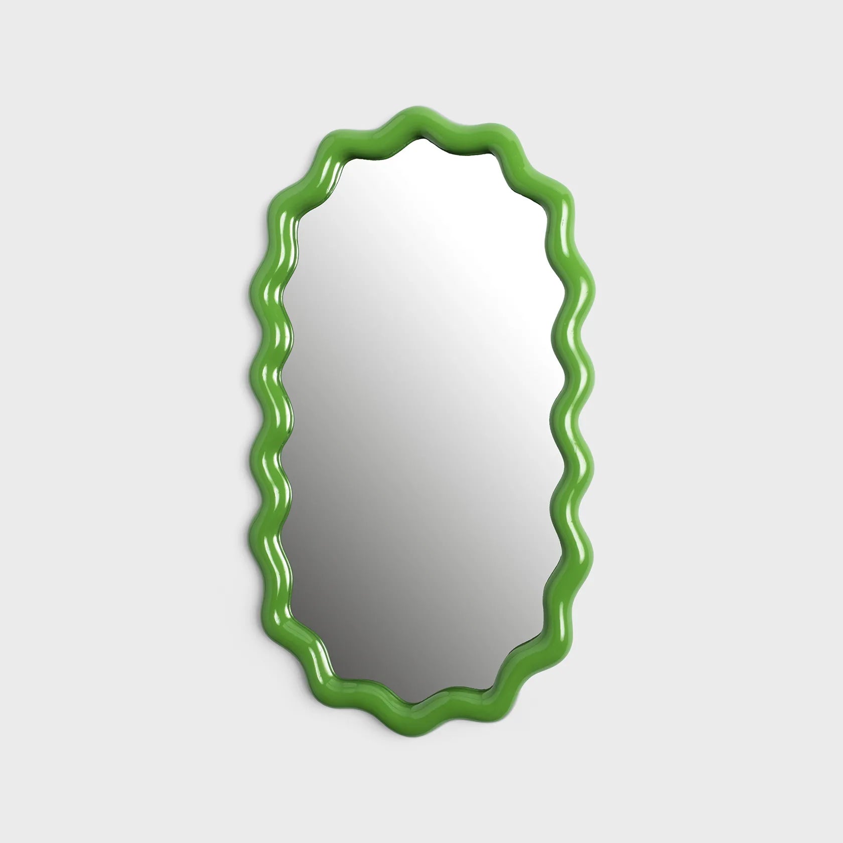 Zigzag Mirror in Green by &Klevering