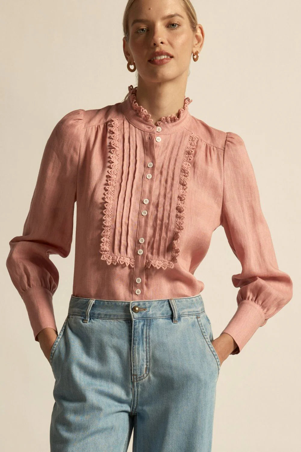HAZE TOP | Camellia - Darling & Domain