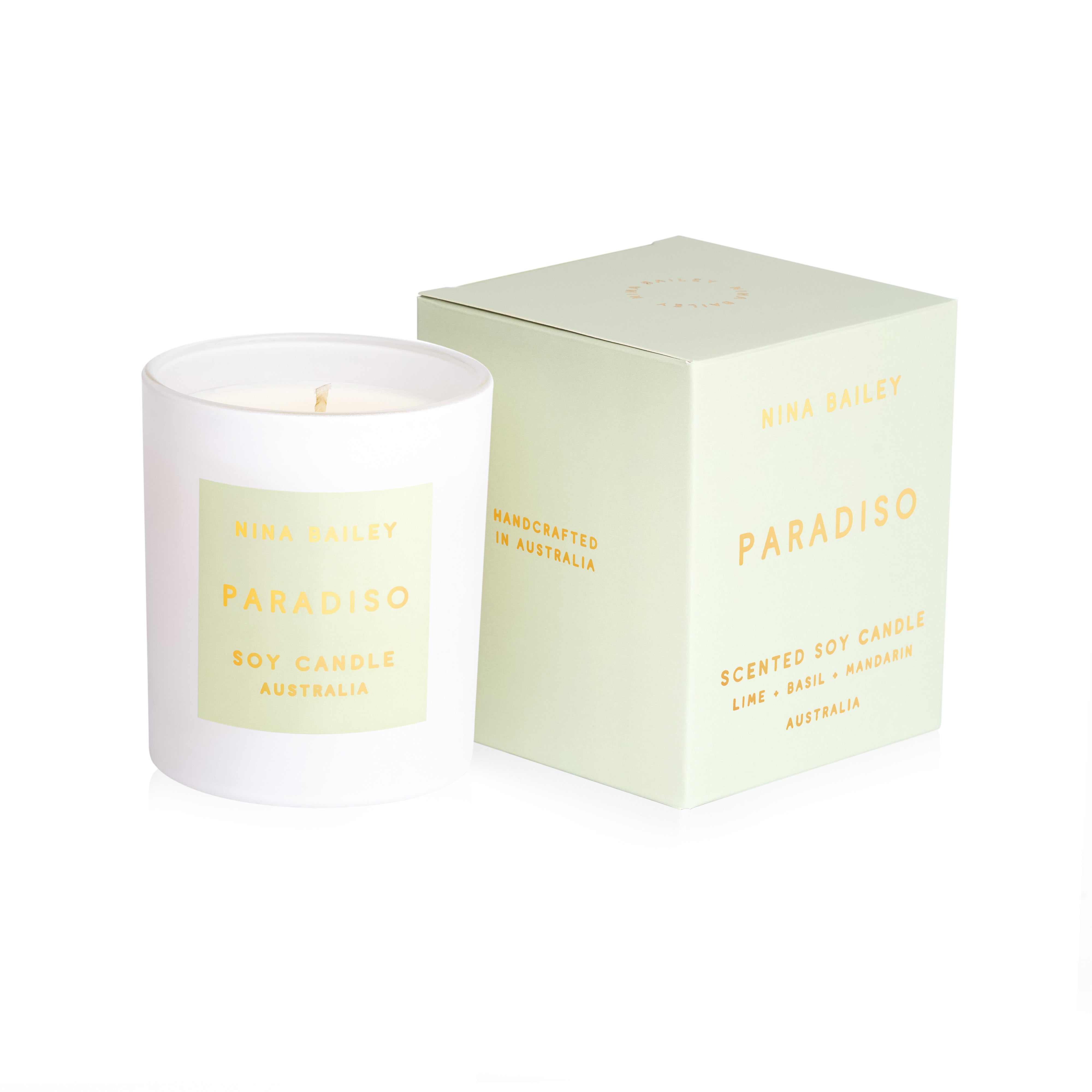 NINA BAILEY CANDLE in Paradiso from the amazing NINA BAILEY