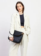 FRANKIE SHOULDER BAG in Black by Saben