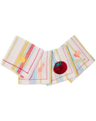 EMBROIDERED NAPKIN 4P SET in Bellissimo Stripe from the amazing range of Kip & Co products