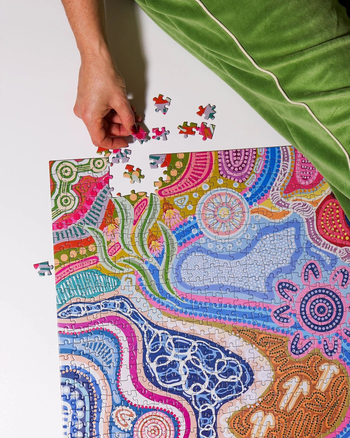 1000 PIECE JIGSAW PUZZLE Colourful Life by Journey of Something at Darling & Domain