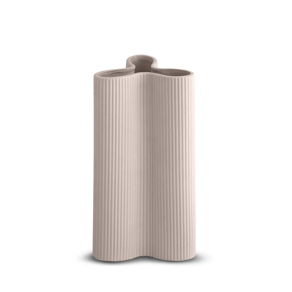RIBBED PETAL VASE in Nude from Marmoset Found
