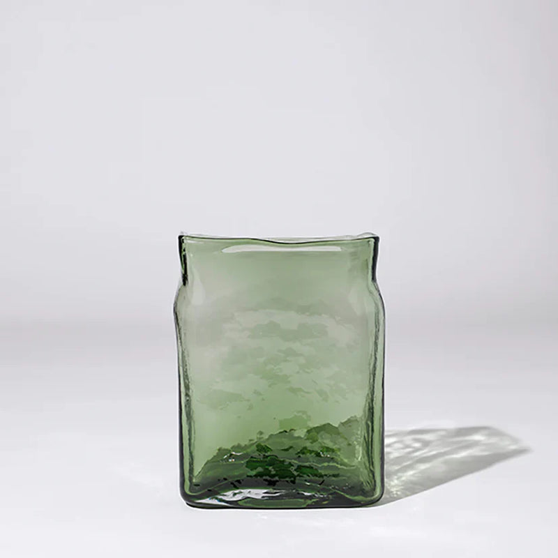 BLOCK VASE in Green - Small from Marmoset Found