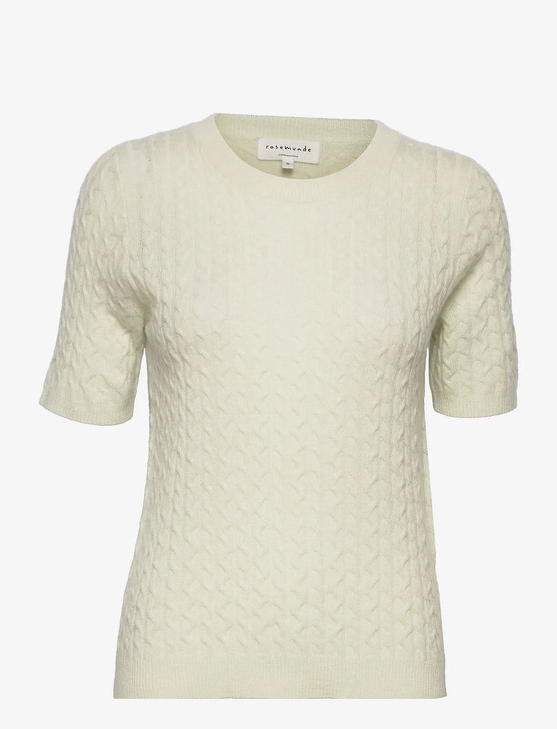 ROSEMUNDE S/S PATTERNED KNIT | Ivory