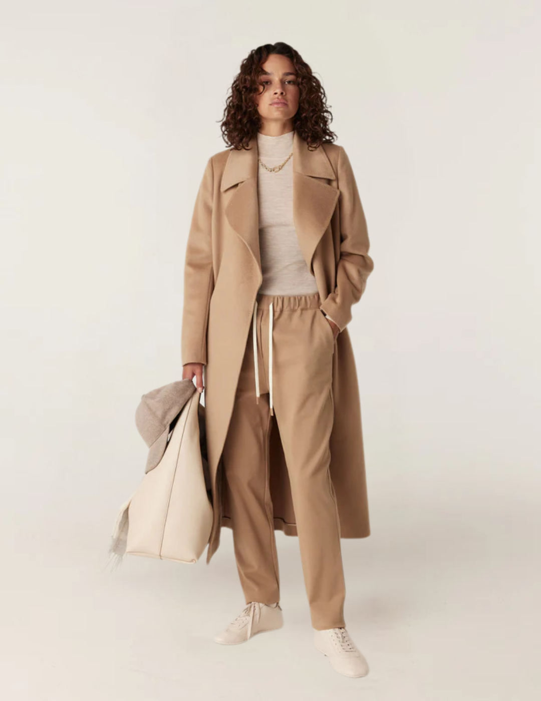 LUCA TWILL JOGGER | Camel - Darling & Domain