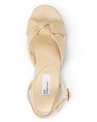 INCLINATION WEDGE in Salt Raffia from Zoe Kratzmann