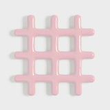 TRIVET GRID in Pink by &Klevering the homeware designer