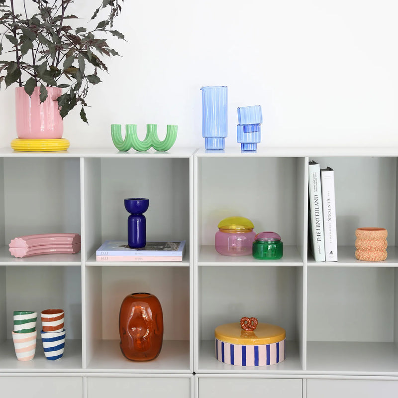 CANDLE HOLDER Churros Green